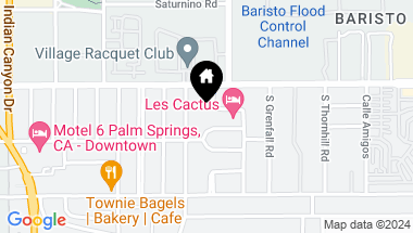 Map of 535 S Warm Sands Drive, Palm Springs CA, 92264