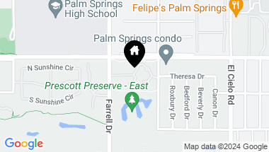 Map of 500 S Farrell Drive D29, Palm Springs CA, 92264