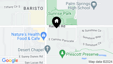 Map of 1783 E. Ramon Rd. #2, Palm Springs CA, 92264
