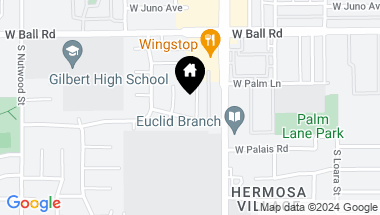 Map of 1325 S Falcon Street, Anaheim CA, 92804