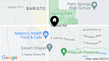 Map of 1757 E. Ramon Rd. #40, Palm Springs CA, 92264
