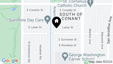 Map of 5305 E Mezzanine Way, Long Beach CA, 90808