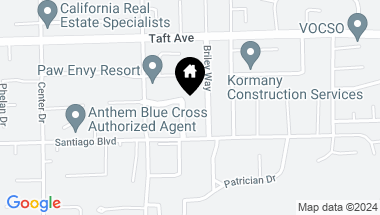 Map of 10102 Verde Lomas Drive, Villa Park CA, 92861