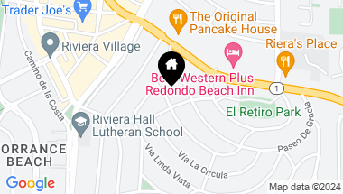 Map of 122 Via Buena Ventura, Redondo Beach CA, 90277