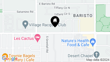 Map of 1050 E Ramon Road 4, Palm Springs CA, 92264