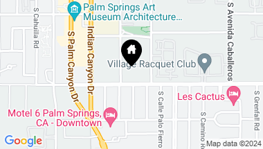 Map of 470 S Calle Encilia B4, Palm Springs CA, 92262