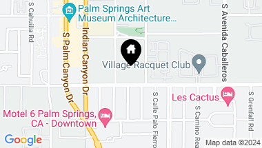 Map of 474 S Calle Encilia E7, Palm Springs CA, 92262