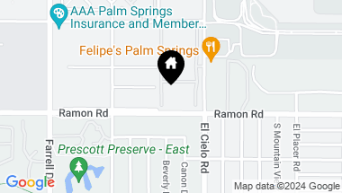 Map of 401 S El Cielo Road 17, Palm Springs CA, 92262