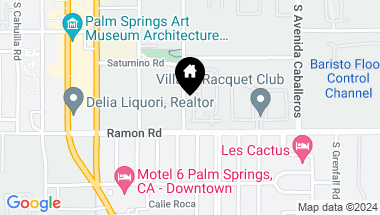 Map of 455 Night Hawk Ct, Palm Springs CA, 92262