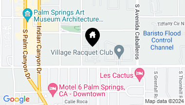 Map of 455 White Fox Trl, Palm Springs CA, 92262
