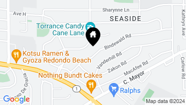 Map of 5269 Bindewald Road, Torrance CA, 90505