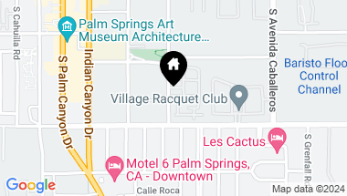 Map of 452 White Fox Trail, Palm Springs CA, 92262