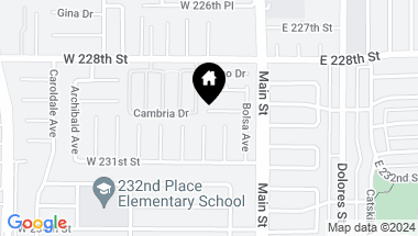 Map of 142 W 230th Street, Carson CA, 90745