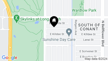 Map of 5134 E Flagstone Street, Long Beach CA, 90808