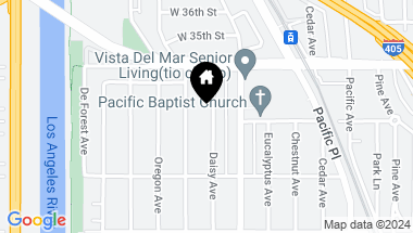 Map of 3307 Daisy Avenue, Long Beach CA, 90806