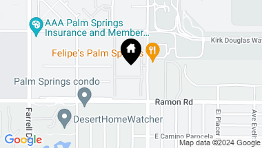 Map of 401 El Cielo Road 110, Palm Springs CA, 92262