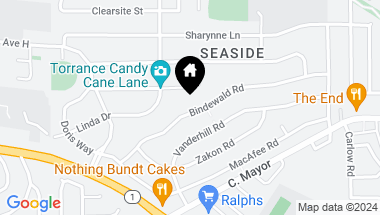 Map of 5241 Bindewald Road, Torrance CA, 90505
