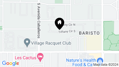 Map of 1193 Tiffany Circle S, Palm Springs CA, 92262