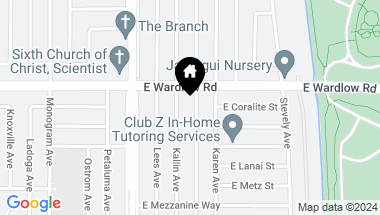 Map of 3371 Roxanne Avenue, Long Beach CA, 90808