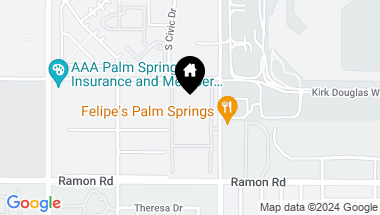 Map of 401 S El Cielo Rd Unit: 180, Palm Springs CA, 92262