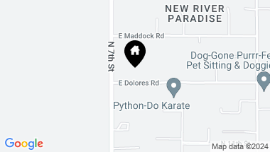 Map of 734 E DOLORES Road, Phoenix AZ, 85086