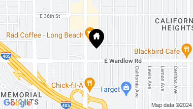 Map of 675 E Wardlow Road, Long Beach CA, 90807