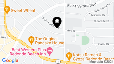 Map of 441 Avenue E, Redondo Beach CA, 90277