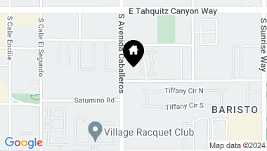 Map of 280 S Avenida Caballeros 266, Palm Springs CA, 92262