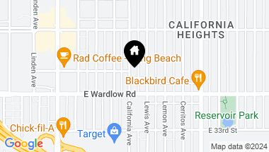 Map of 3450 California Avenue, Long Beach CA, 90807