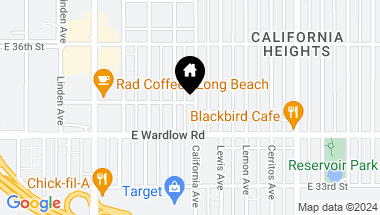 Map of 3457 California Avenue, Long Beach CA, 90807