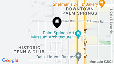 Map of 256 Calle Tranquillo, Palm Springs CA, 92262