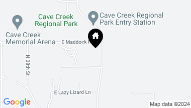 Map of 3162 E Dolores Road, Cave Creek AZ, 85331