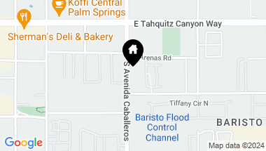 Map of 280 S Avenida Caballeros 209, Palm Springs CA, 92262