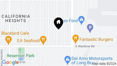 Map of 3500 Rose Avenue, Long Beach CA, 90807