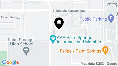 Map of 173 Desert Song Lane, Palm Springs CA, 92262