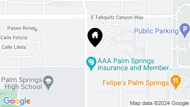 Map of 188 Blue Moon Drive, Palm Springs CA, 92262