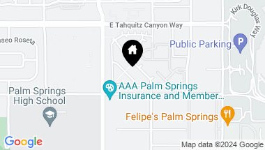 Map of 180 Desert Song Lane, Palm Springs CA, 92262