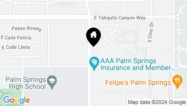 Map of 185 Blue Moon Drive, Palm Springs CA, 92262