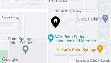 Map of 171 Desert Song Lane, Palm Springs CA, 92262