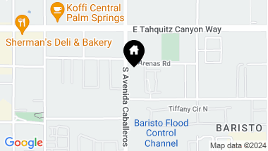 Map of 280 S Avenida Caballeros 210, Palm Springs CA, 92262