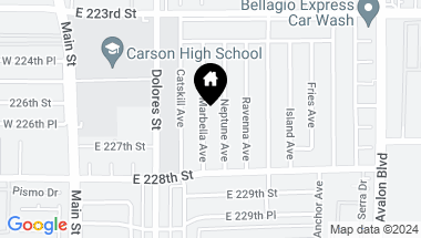Map of 22618 Marbella Avenue, Carson CA, 90745