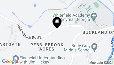Map of 1450 Pebblebrook Road SE, Mableton GA, 30126