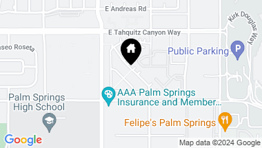 Map of 175 Vibe Way, Palm Springs CA, 92262