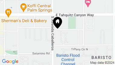 Map of 280 S Avenida Caballeros 212, Palm Springs CA, 92262