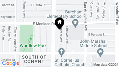Map of 3503 Marber Avenue, Long Beach CA, 90808