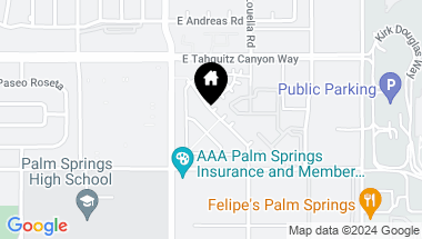 Map of 165 Vibe Way, Palm Springs CA, 92262