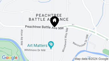 Map of 314 Peachtree Battle Avenue NW, Atlanta GA, 30305