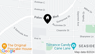Map of 22719 Susana Avenue, Torrance CA, 90505