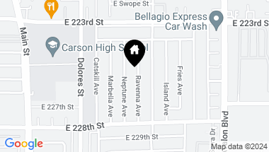 Map of 22529 Ravenna Avenue, Carson CA, 90745