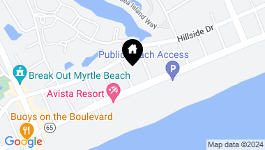 Map of 204 N 5th Ave., North Myrtle Beach SC, 29582
